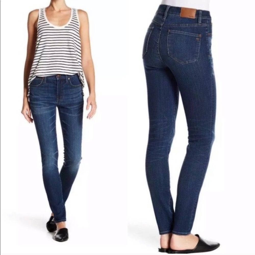 NEW • Madewell • 9 Inch Skinny Jeans Creston Wash - Picture 1 of 5